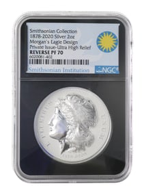 1878 Morgan SILVER Eagle 1oz REVERSE PF70