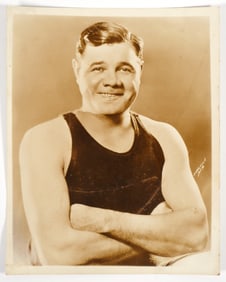 BABE RUTH Original Type I Photo, 1927 by Sussman
