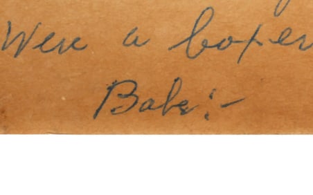 BABE RUTH Handwritten Postcard to Friend, 1947