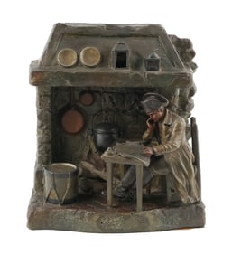 Xavier RAPHANEL, French Napoleon Lamp