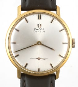 OMEGA Vintage Geneve 18k Gold Manual Wind