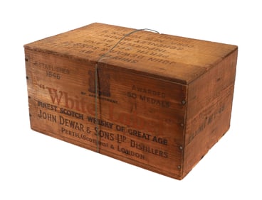 Rare Unopened Case DEWARS Scotch, 12 Fifths