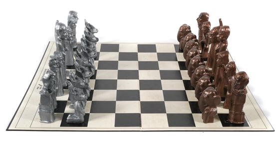 1972 Presidential Election Chess Set, Nixon
