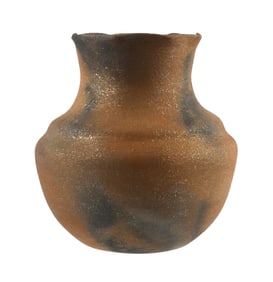 ANGIE YAZZIE Micaceous Taos Pottery Jar