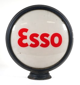 Antique 1940s ESSO Gas Pump Globe