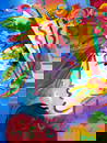 PETER MAX, Original Acrylic Painting