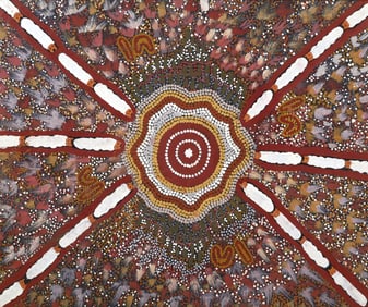 NARPULA SCOBIE Aboriginal Dot Painting