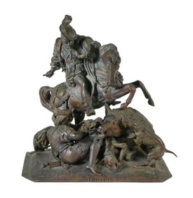Theodore Gechter Francois Hunting Bronze
