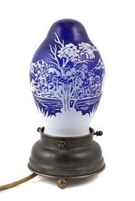 Cameo Glass Table Lamp