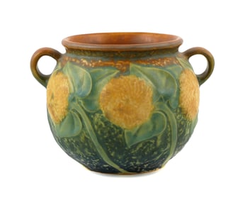 Roseville SUNFLOWER Art Pottery Vase