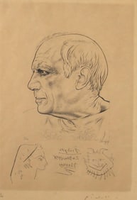 PABLO PICASSO Paul Lemagny Signed Etching