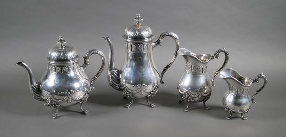 Friedrich Bayer Sterling Silver Tea Service