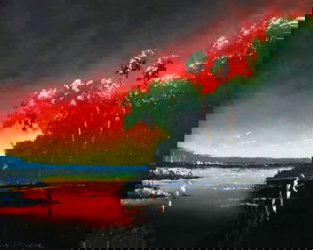 JOHN MAYNOR Highwaymen Landscape Ptg