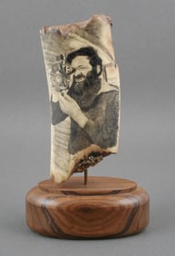 JOHN LEE Scrimshaw Sailor with Sextant