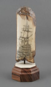 YOKO GAYDOS Scrimshaw HMS Victory