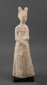 Tang Dynasty Chinese Female Terracotta Statue
