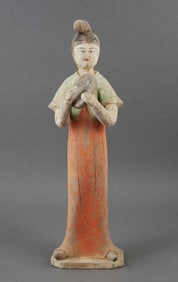 Tang Dynasty Chinese Woman Terracotta Statue