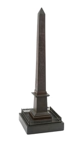 Grand Tour Bronze Luxor Obelisk Paris