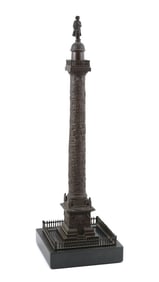 Grand Tour Bronze Model of Vendome Column