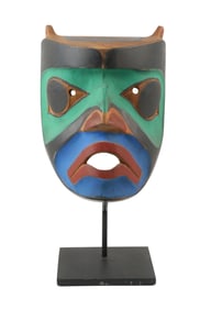 Northwest Coast Kwakiutl Wood Mask