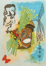 SALVADOR DALI The Overseer Signed Litho