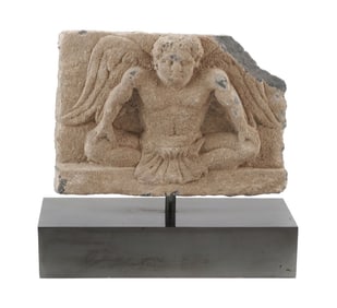 GANDHARA Winged Atlas Figure, 100-200 AD