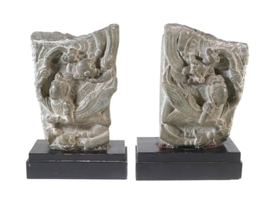 Stone Guanyin Relief Carvings, Northern Qi