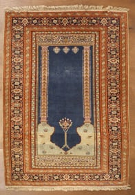 Vintage Oriental Turkish Prayer Rug