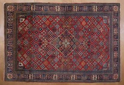 Vintage Oriental Persian Joshagan Kashan Rug