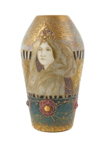 Art Nouveau Amphora Vase