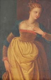 Italian 16th or 17th C. Painting of a Lady