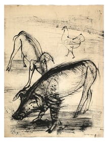 Josef Hegenbarth (1884-1962), Ink Sketches
