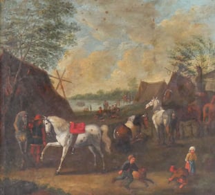 PHILIPS WOUWERMAN Landscape Ptg