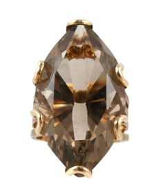 14K Champagne Spinel Ring