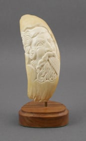 DAVID BRANN Whale Relief Carving North Wind