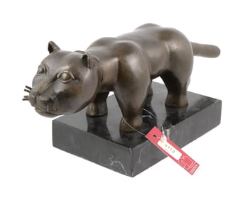 Fernando BOTERO Bronze Cat Sculpture