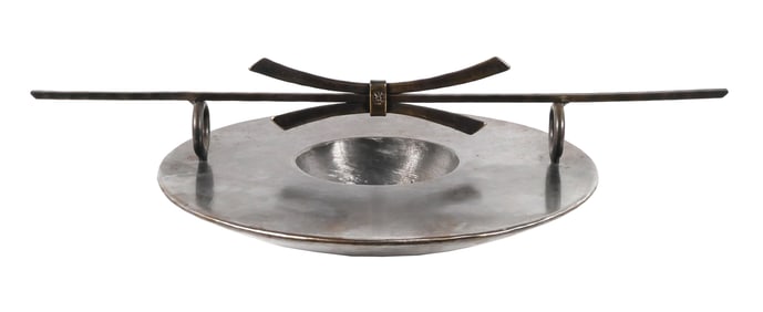Robert Crecelius Steel Plateau Ritual Vessel
