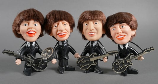 Set (4) Remco Beatles Figures