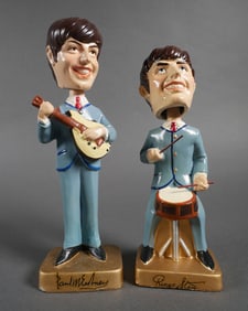 1964 Car Mascots Beatles, McCartney & Starr