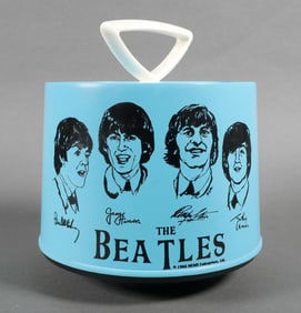 Beatles 1966 Disc-Go-Case 45rpm Records, Blue
