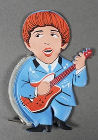 Beatles 1960s John Lennon Figural Coin Purse