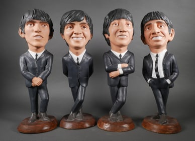 Beatles Esco Chalk Statues, Set of 4