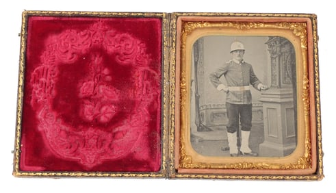 British India: 6th Plate Soldier In Uniform