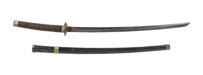 Signed Katana with Ornate Mounts and Kogatana