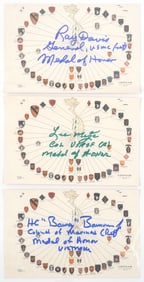 Vietnam War: (3) Medal of Honor Signatures