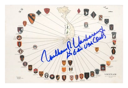 Green Beret Gen. William Yarborough, 2 Signatures