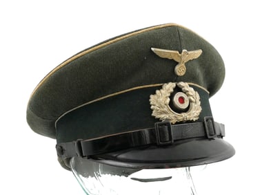 WW2: German Army Officer's Visor Cap