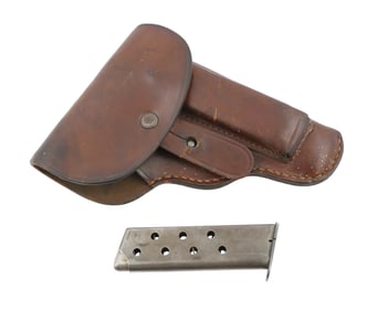 WWII German P. Mod. 27 Holster & Magazine