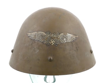 WWII Czech M32 Luftschutz Reissue Helmet