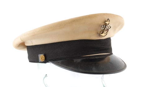 WW2: US Navy Chief Petty Officer Visor Hat